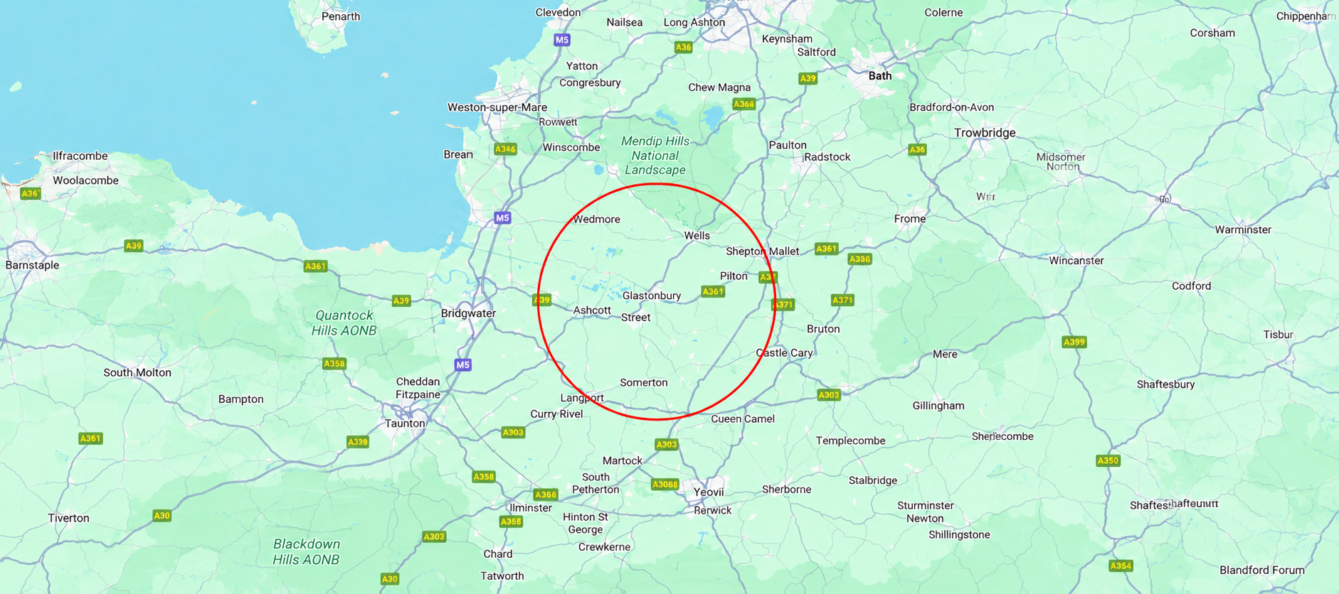 Qi Flow Balance Service Area Map